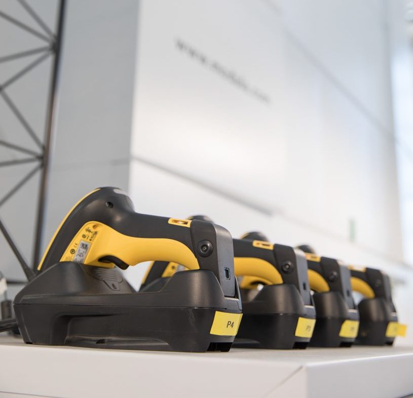 Industrial Barcode Reader with Modula Vlms