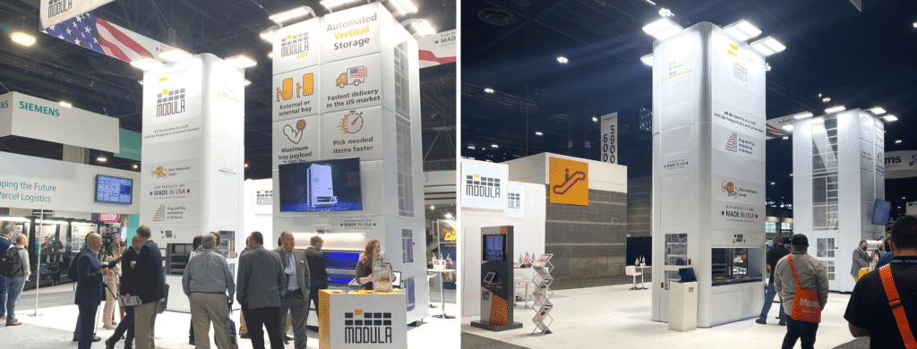 Modula Booth at last Modex Show