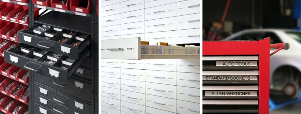 Industrial-storage-cabinets-used-in-facilities-for-small-parts-storage