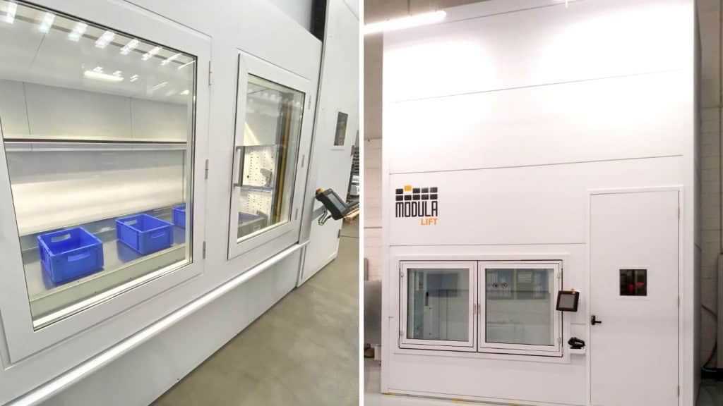 Modula Clean Room to store electronic components