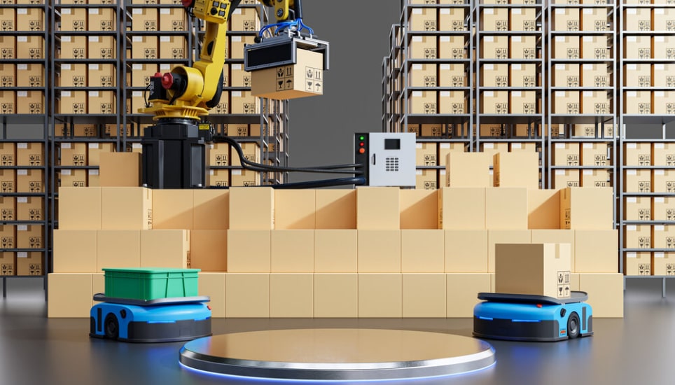 IoT solutions in a warehouse