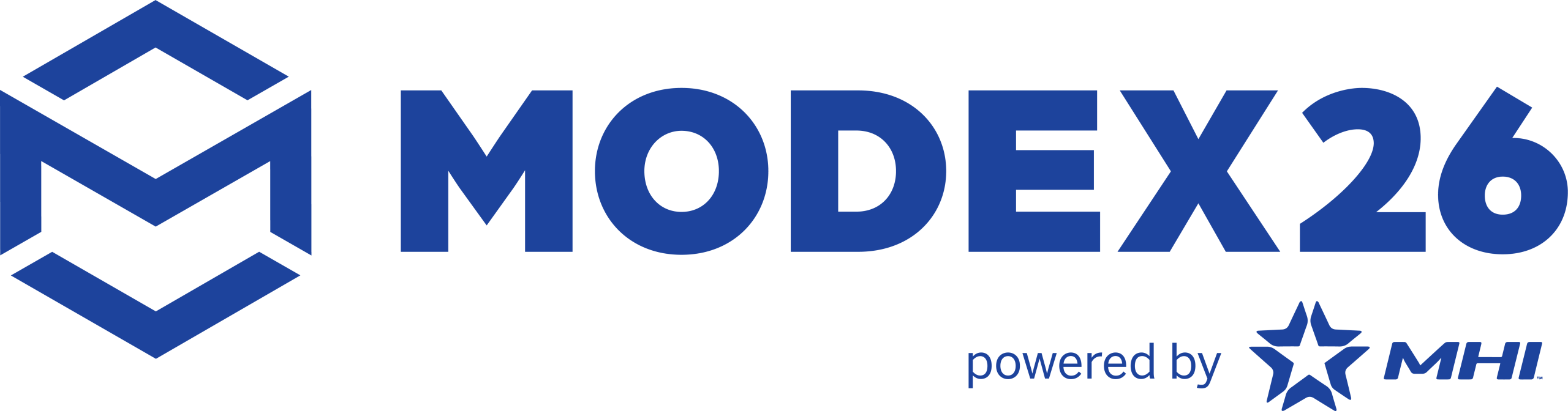 Modula at Modex Show 2026 - Trade show Logo In Blue