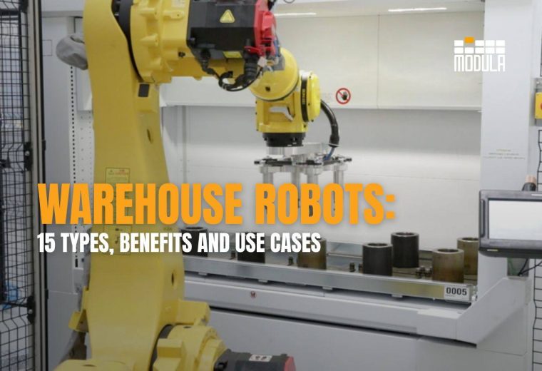 An image of a warehouse robot picker
