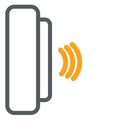 Warehouse Robotics Technology Icon for light directions