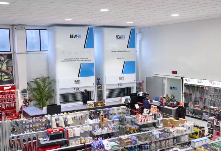 New Fer Hardware Store with Modula Automated Storage Systems